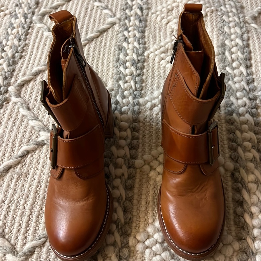 Frye Ankle Booties with a buckle